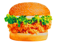 香辣鸡腿堡